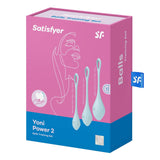 Satisfyer Yoni Power 2 Balls Training Set - # Blue  1pc