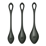 Satisfyer Yoni Power 2 Balls Training Set - # Black  1pc