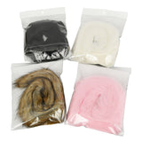 SM VIP Furry Fox Long Tail Butt Plug - # White  1pc