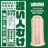 SOLVEMEN Delayed Ejaculation Training Onahole  1pc