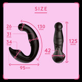 PPP Remote Climax Kuchu-Kuchu Vibe 9 Curving Finger G-Spot Vibrator  1pc