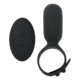 PPP 100% Waterproof Remote Climax Wearable Ring Vibrator For Couples  1pc