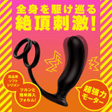 PPP 100% Waterproof Remote Climax Heated Anal Vibrator With Penis Rings  1pc