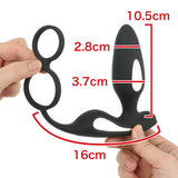 PPP 100% Waterproof Remote Climax Mesuochi Back Vibe 9 Thunderbolt Remote Control Anal Vibrator  1pc