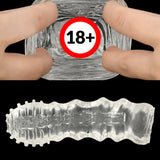 MAGIC EYES Curvy Musume Transparent Tornado Mixed Spin Onahole  1pc