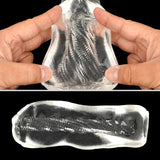 MAGIC EYES Curvy Musume Transparent The Rich Thick 8 Spirals Onahole  1pc