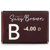 Clalen 1 Day Iris Suzy Brown Color Contact Lenses -4.00  30pcs