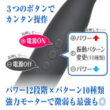 WILD ONE Kuro Denma Aqua Vibrator - # Black  1 pc