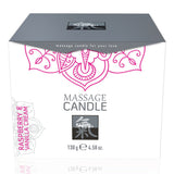 SHIATSU Massage Candle - Raspberry & Vanilla Cream  130g / 4.58oz