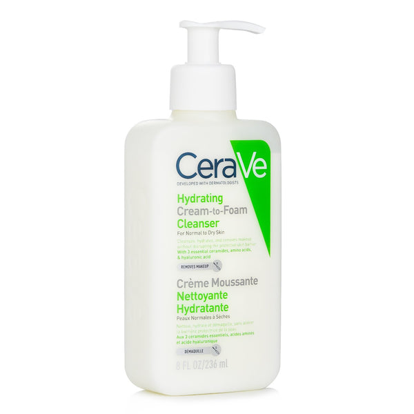CeraVe Hydrating Cream-To-Foam Cleanser  236ml/8oz