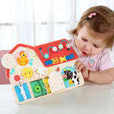Tooky Toy Co Busy Board  40x30x7cm