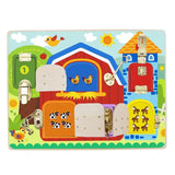 Tooky Toy Co Latches Activity Board  40x30x4cm