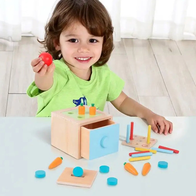 Tooky Toy Co 4 In 1 Educational Box  15x15x12cm