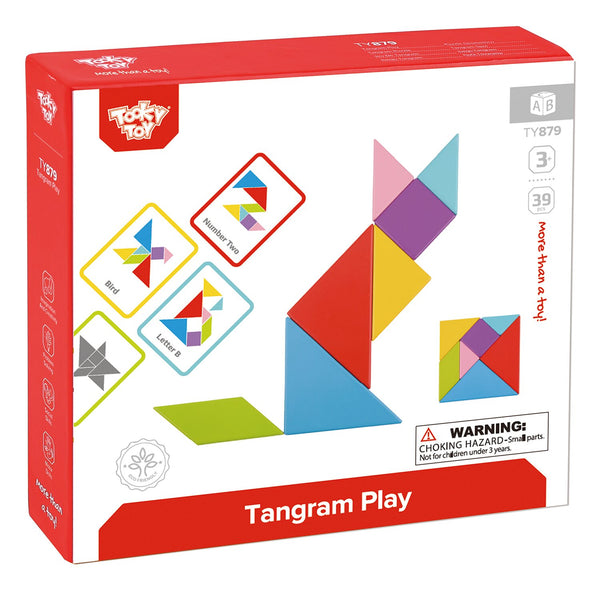 Tooky Toy Co Tangram Play  20x19x4cm