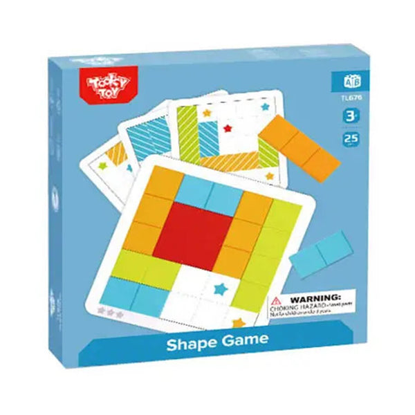Tooky Toy Co Shape Game  20x20x4cm