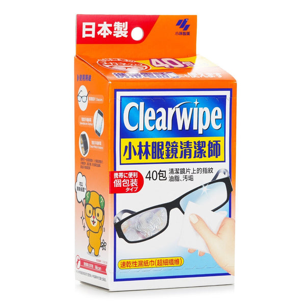 Kobayashi Kobayashi Clearwipe Lens Cleaning Wet Tissue  - 40 packs  40pcs/box
