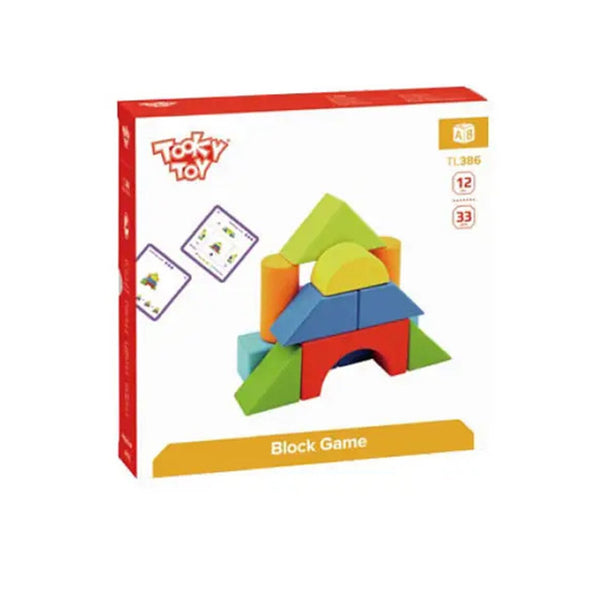 Tooky Toy Co Block Game  22x22x6cm
