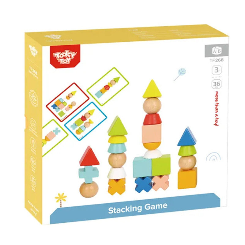 Tooky Toy Co Stacking Game  24x24x5cm
