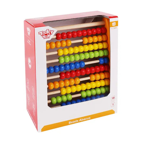 Tooky Toy Co Beads Abacus  25x12x32cm
