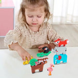 Tooky Toy Co Stacking Animals  21x4x17cm