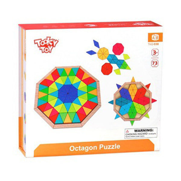 Tooky Toy Co Octagon Puzzle  19x21x5cm