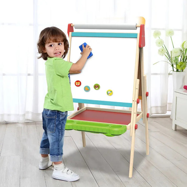 Tooky Toy Co Deluxe Standing Art Easel  56x54x120cm