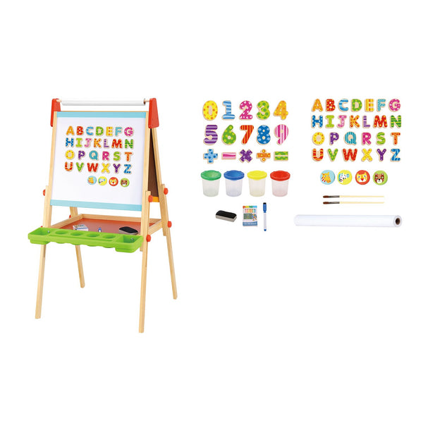 Tooky Toy Co Deluxe Standing Art Easel  56x54x120cm