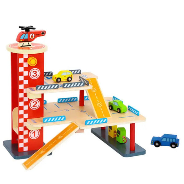 Tooky Toy Co Parking Structure  50x30x37cm