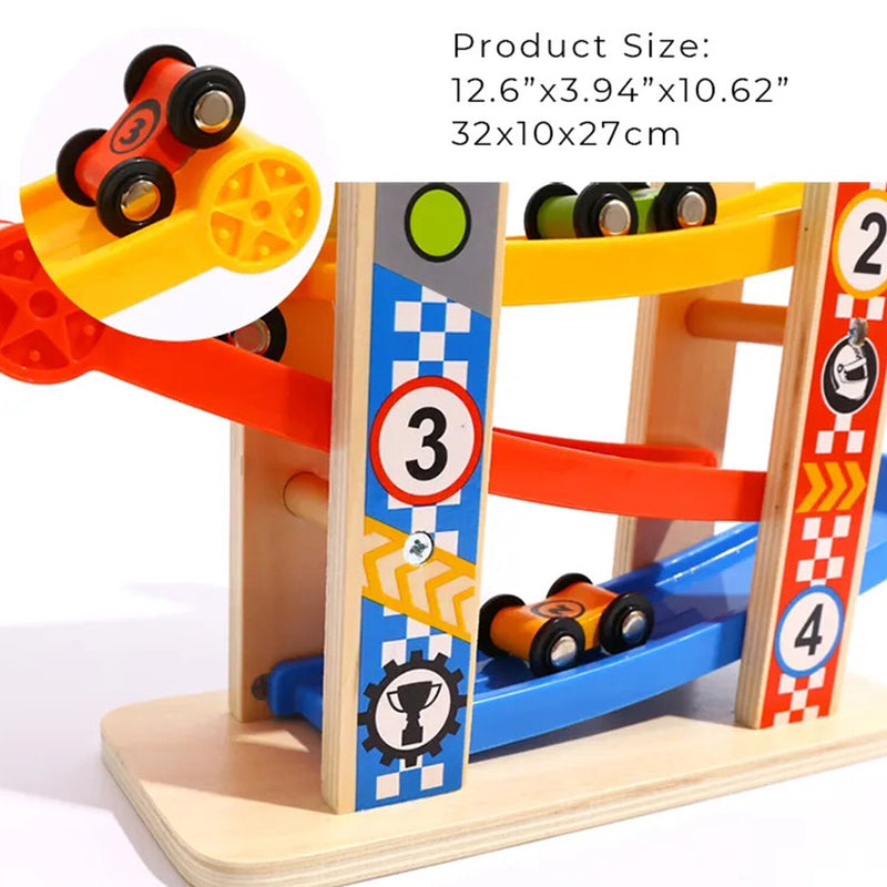 Tooky Toy Co Sliding Tower - Small  32x10x27cm