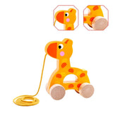 Tooky Toy Co Pull Along - Giraffe  13x6x15cm