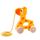 Tooky Toy Co Pull Along - Giraffe  13x6x15cm