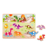 Tooky Toy Co Dinosaur Puzzle  30x23x2cm