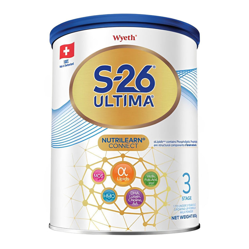 Wyeth S-26?ULTIMA Growing-Up milk powder 3 stages - 800g  800g