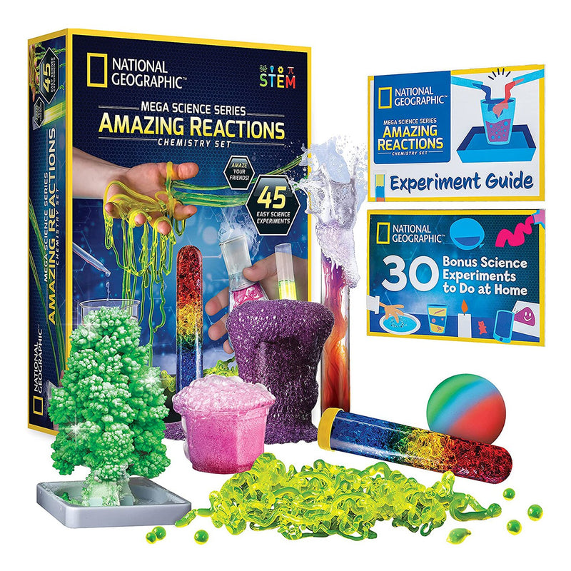 National Geographic Explorer Science Series - Amazing Reactions Chemistry Kit  28 x 7.6 x 31cm
