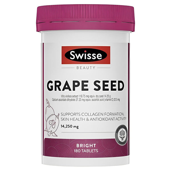 Swisse Grape Seed Extract - 180 Capsules  180pcs/box