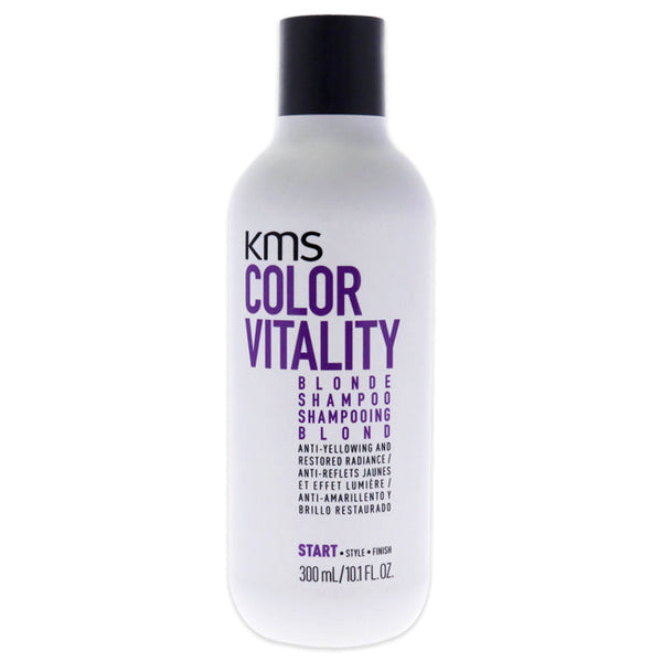 KMS Color Vitality Blonde Shampoo by KMS for Unisex - 10.1 oz Shampoo
