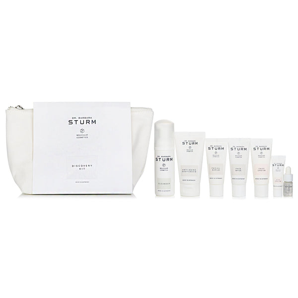 Dr. Barbara Sturm The Discovery Kit: Cleanser, Facial Scrub, Face Mask, Hyaluronic Serum, Eye Cream, Face Cream and Anti-aging Body Cream  7pcs+1bag