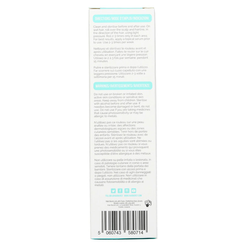 Hairburst Micro-needling Derma Scalp Roller  1pcs