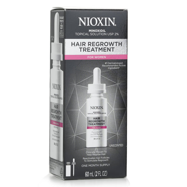 Nioxin Hair Regrowth Treatment 2% Minoxidil For Women 30 Day  60ml/2oz