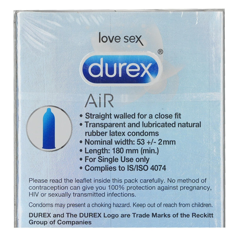 Durex Air Ultra Thin Condoms 10pcs  10pcs/box