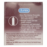 Durex Intense Extra Thin Condoms 10pcs - Chocolate  10pcs/box