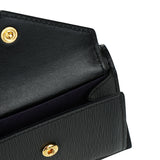 Prada 1MH021 unisex leather embossed tri-fold wallet  Fixed Size