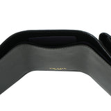 Prada 1MH021 unisex leather embossed tri-fold wallet  Fixed Size