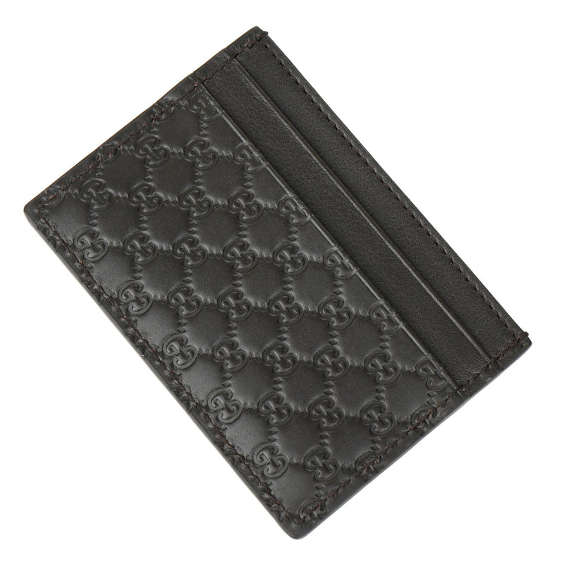 Gucci 262837 Gucci Microguccissim a Card Holder  Fixed Size