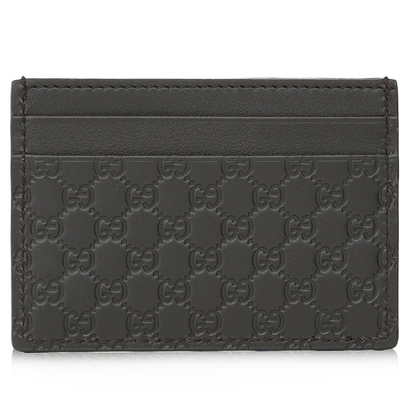 Gucci 262837 Gucci Microguccissim a Card Holder  Fixed Size