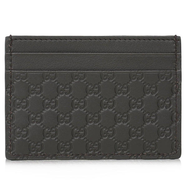 Gucci 262837 Gucci Microguccissim a Card Holder  Fixed Size