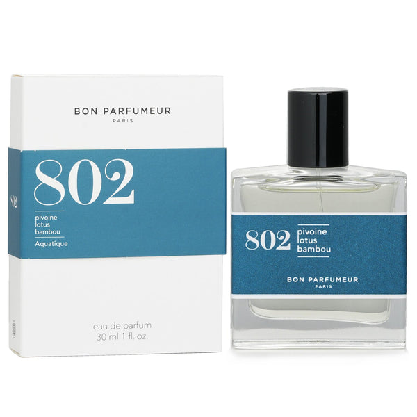 Bon Parfumeur 802 Eau De Parfum Spray - Aquatic Fresh (Peony, Lotus, Bamboo)  30ml/1oz