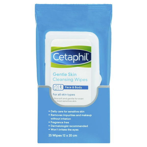 Cetaphil Gentle Skin Cleansing Wipes 25 Pack