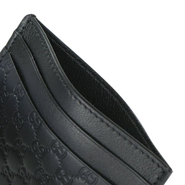Gucci 262837 Gucci Microguccissim a Card Holder  Fixed Size
