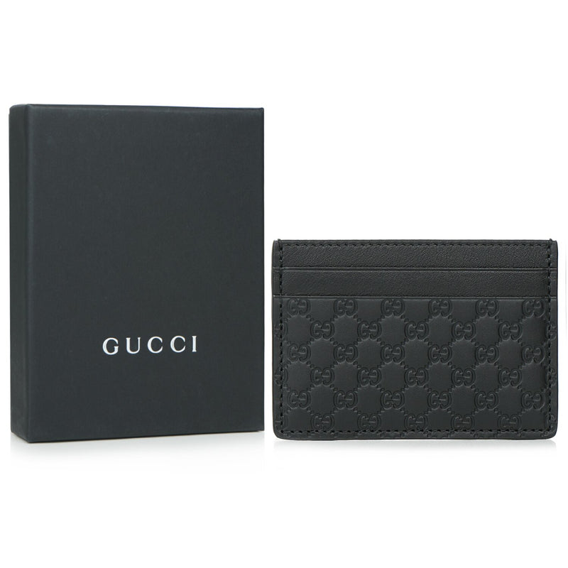 Gucci 262837 Gucci Microguccissim a Card Holder  Fixed Size